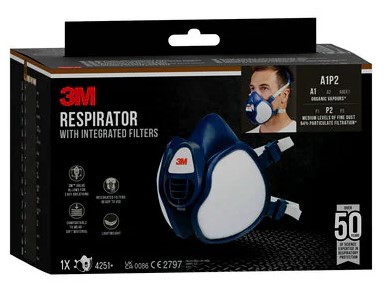 HALFMASKER  4251+ FFA1P2R D (1ST)