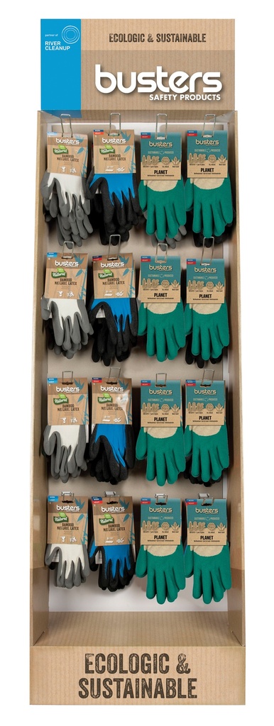 BAMBOO PLANET GANTS DISPLAY 144 PR (1PC)
