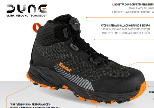 HOGE SCHOEN DUNE ROCK BLACK S3S FO SR HRO (1PR)
