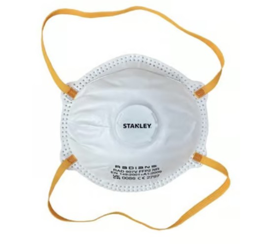 MASQUE ANTI-POUSSIERE FFP2 NR AVEC VALVE (10PC)