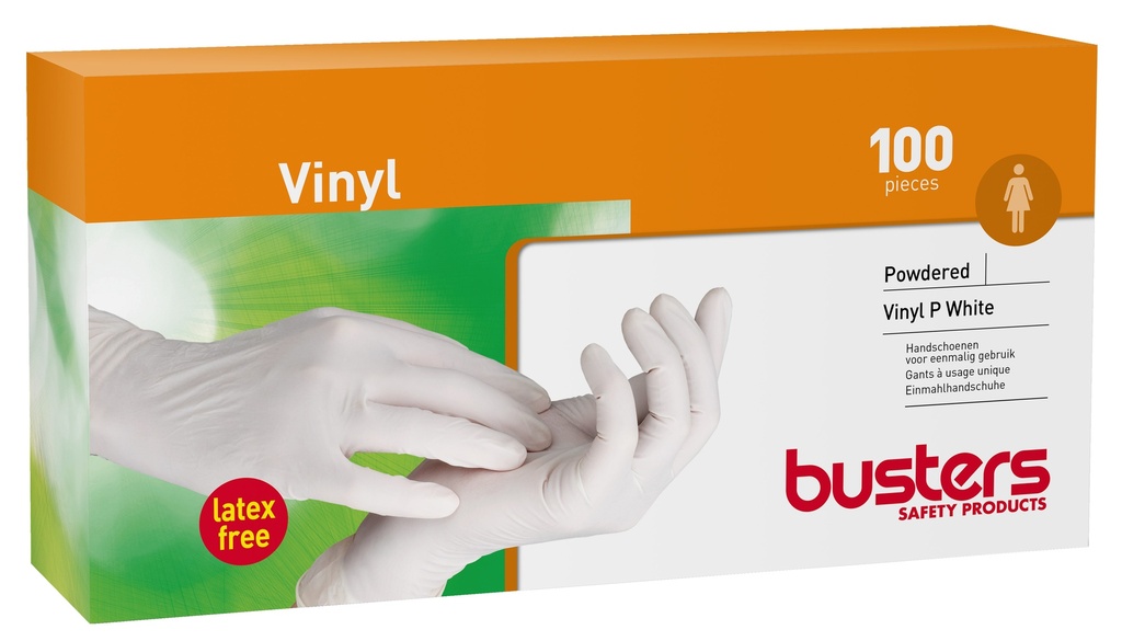 GANT JETABLE VINYL P WHITE (100 PCE) (100PC)